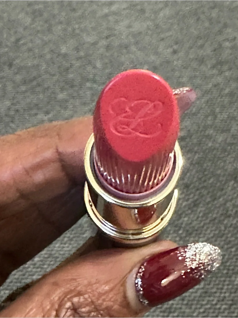 Estée Lauder Pure Color Crème Lipstick 420 Rebellious Rose .12 oz NWOB